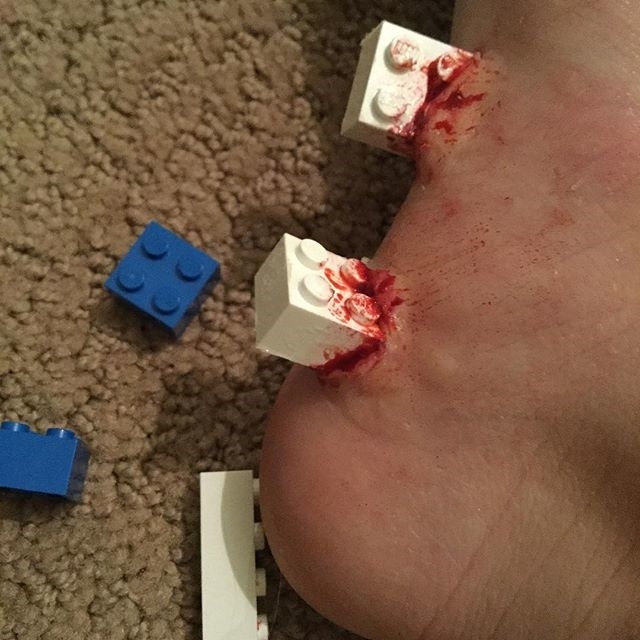 step on lego