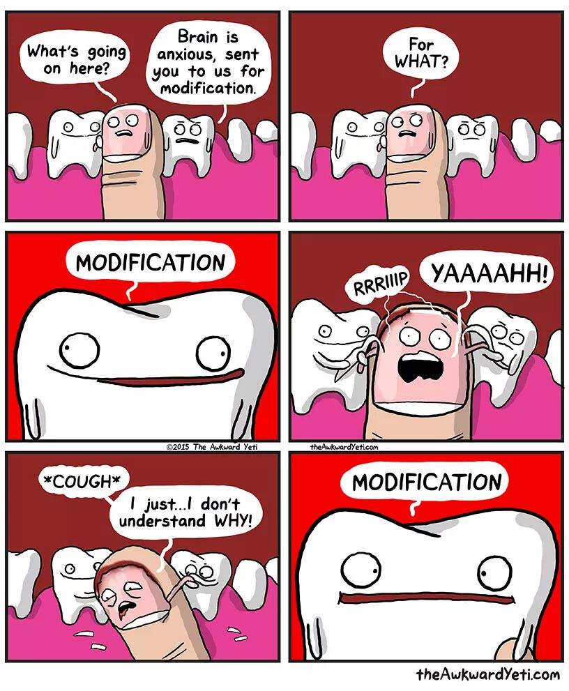 stomach the awkward yeti - What's going on here? Brain is anxious, sent you to us for modification. For What? Modification Rrriiip Yaaaahh! 2015 The Awkward Yeti the AwkwardYeticom Modification Cough I just...I don't understand Why! ol o the Awkwardyeti.c