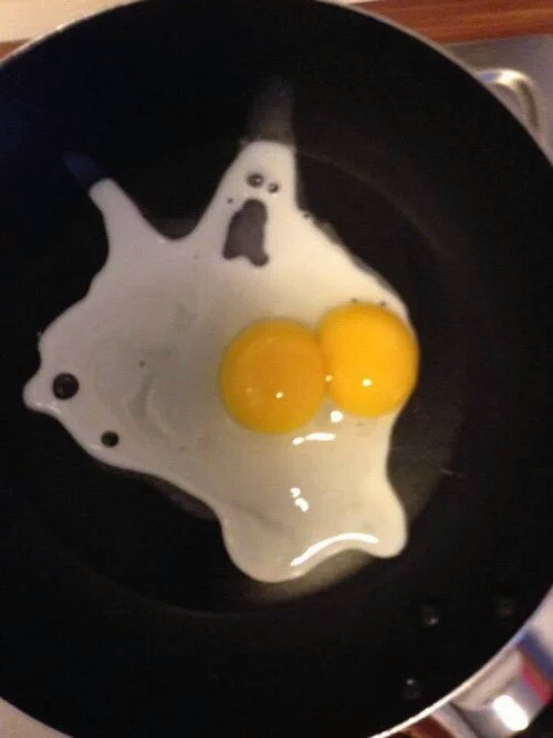 random pic egg ghost boobs