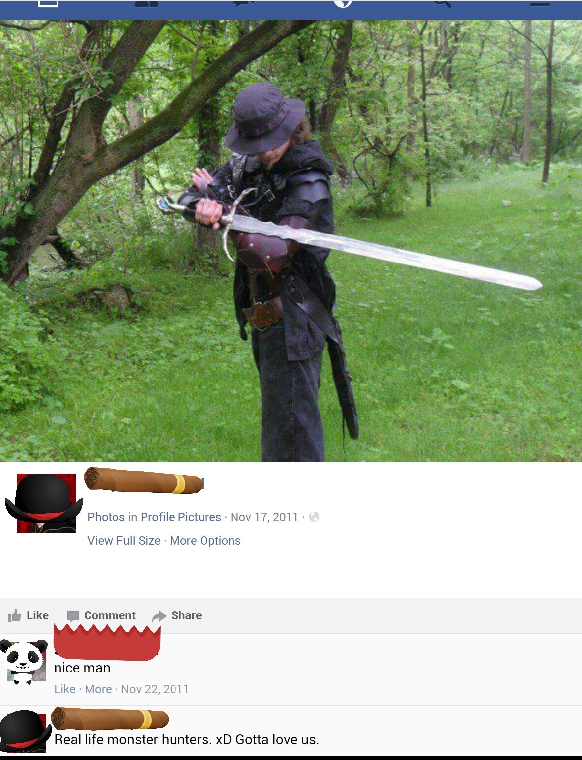 cringe gun profile - Photos in Profile Pictures View Full Size . More Options Comment nice man More Real life monster hunters. xD Gotta love us.