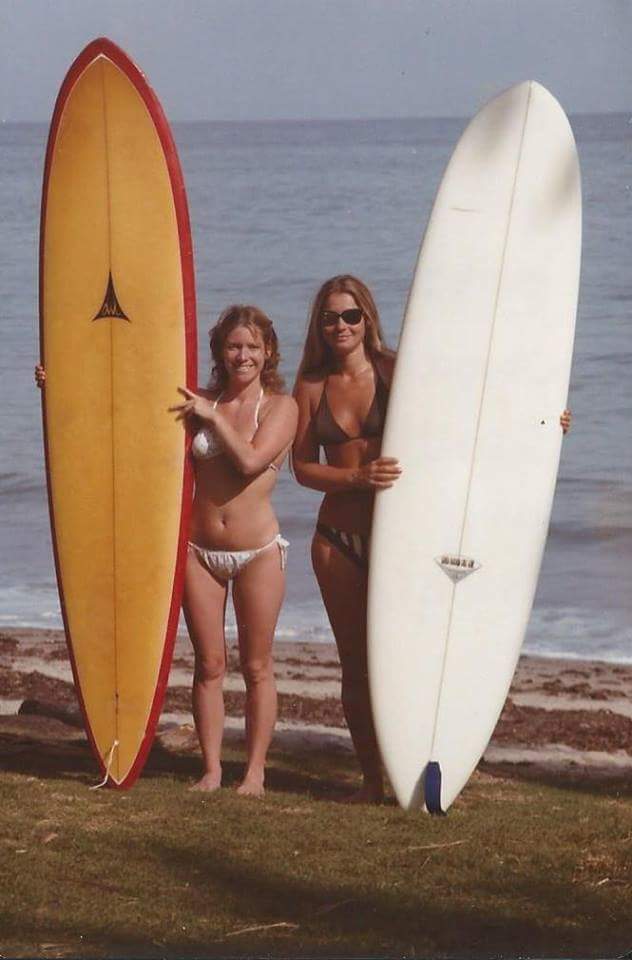 Surfer girls of the early 80's.