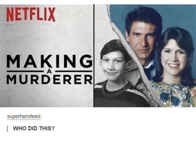 star wars making a murderer - Netflix Making Murderer superherofeed | Who Did This?
