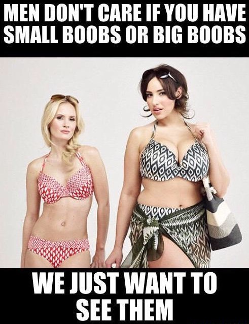 realistic models - Men Don'T Care If You Have Small Boobs Or Big Boobs wenn dopo Bobby We Just Want To See Them