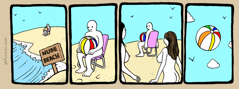 nicholas gurewitch - pbfcomics.com Beach Nude