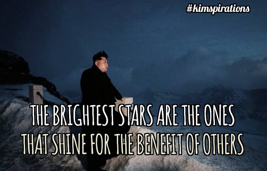 sky - The Brightest Stars Are The Ones That Shine For The Benefit Of Others