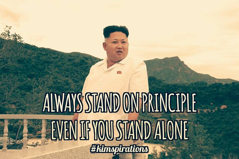 kimspirations meme - Stand On Principle Even If You Stand Alone