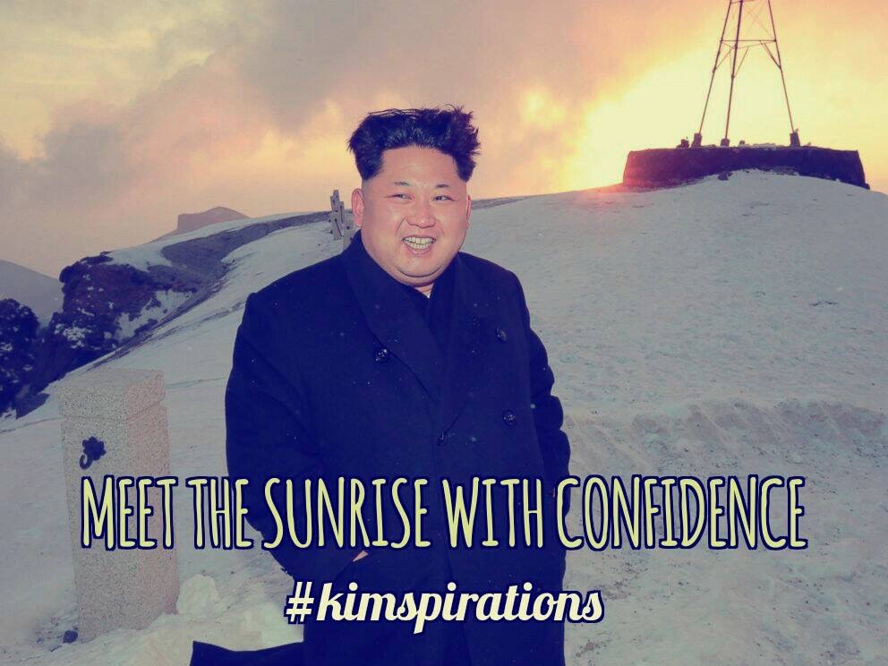 kim jong un mountain - Meet The Sunrise With Confidence