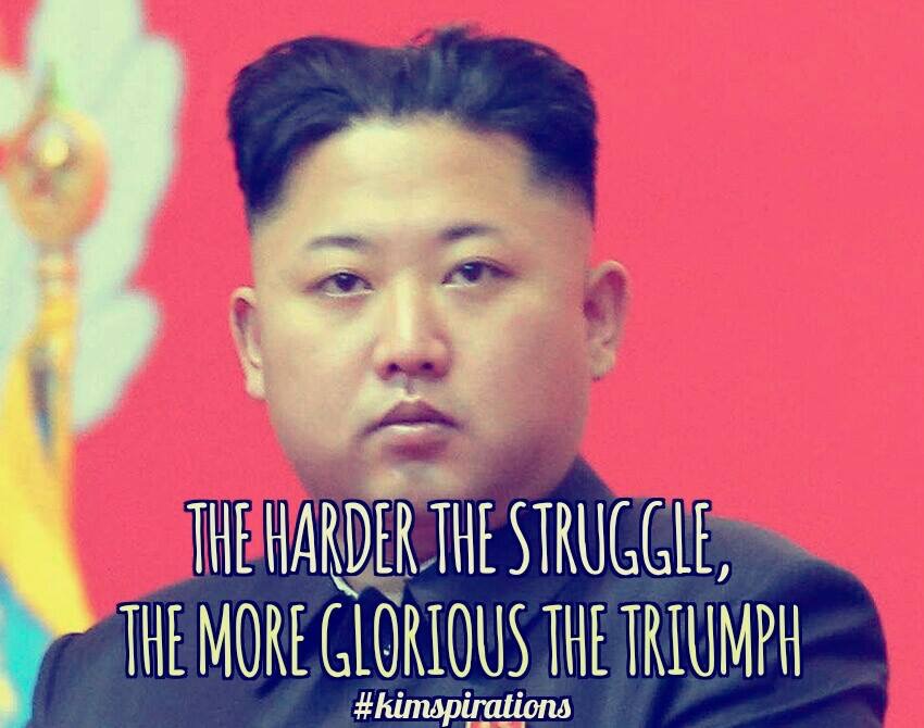 kim jong un haircut - The Harder The Struggle, The More Glorious The Triumph