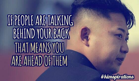 photo caption - If People Are Talking Behind Your Back That Means You Are Ahead Of Them