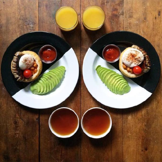 food photography symmetry