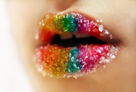 rainbow lips