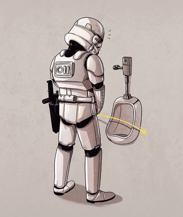 only imperial stormtroopers are so precise