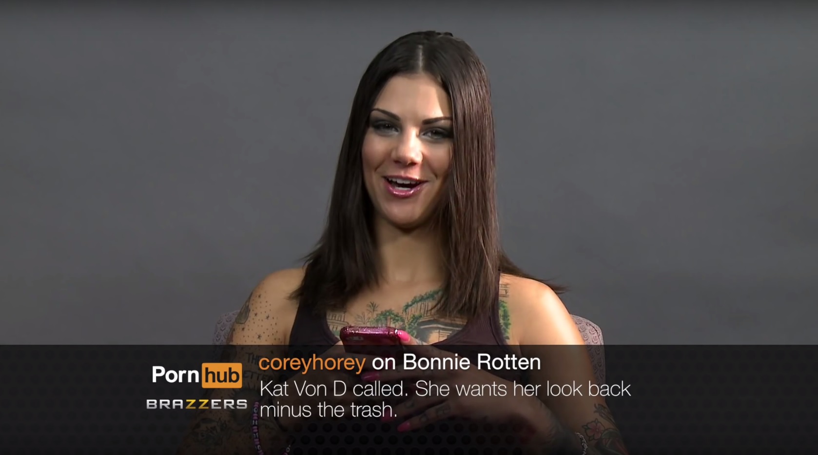 memes - beauty - Gie Pornhub coreyhorey on Bonnie Rotten Kat Von D called. She wants her look back Brazzers minus the trash.