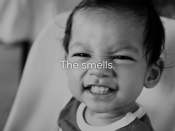 smile - The smells.