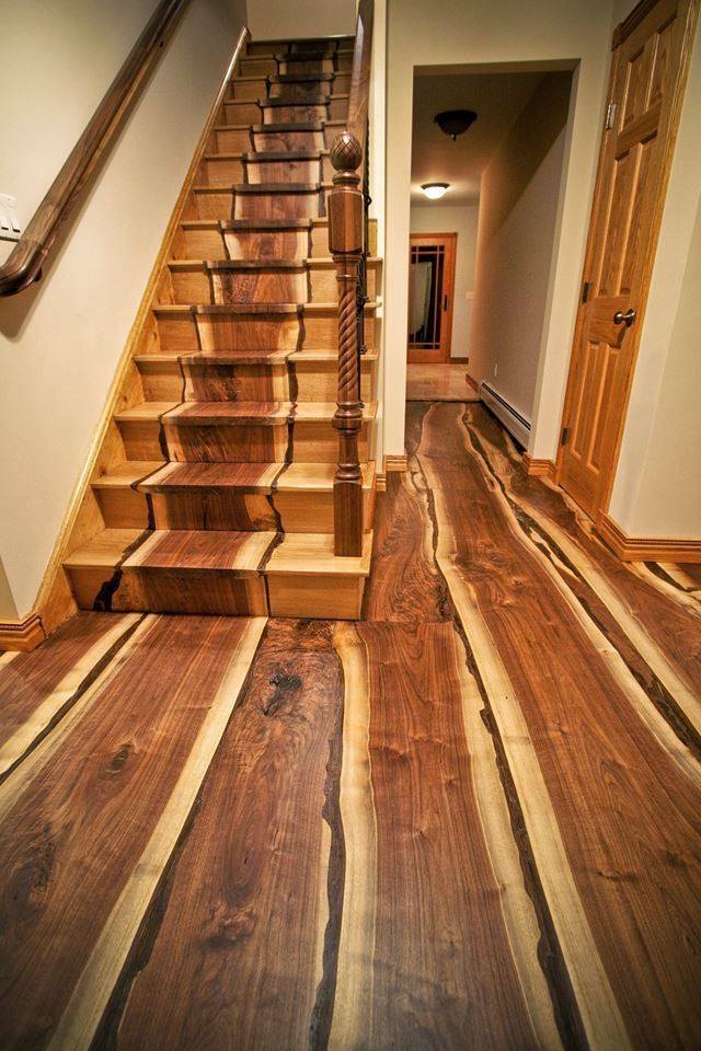 live edge wood flooring