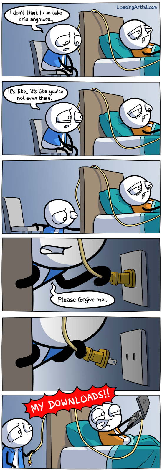 unplug life support comic - Please for My Downloads!!