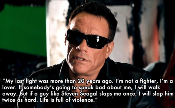 Things Jean Claude Van Damme Said