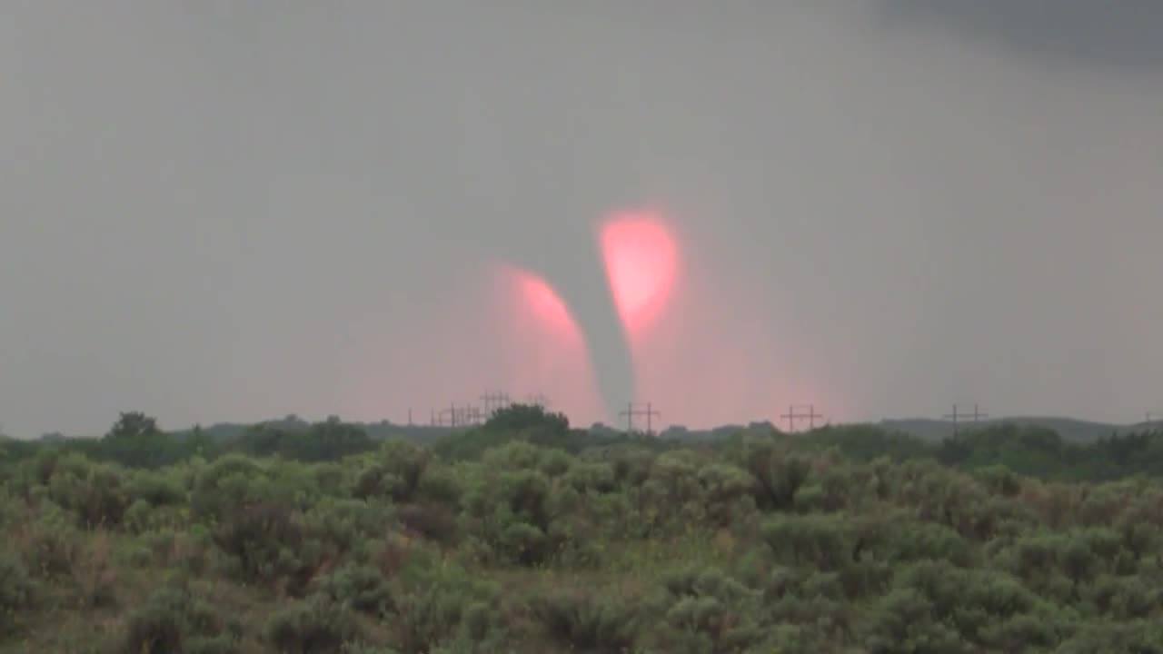 wtf oklahoma tornado sunset