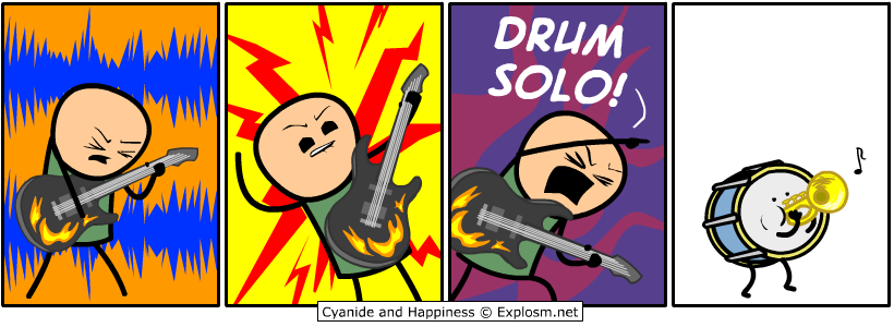 c&h drum solo - Drum Solo! Cyanide and Happiness Explosm.net