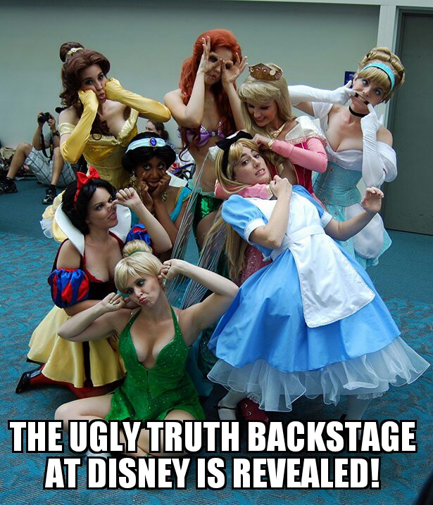 disney princess hen party - The Ugly Truth Backstage At Disney Is Revealed!