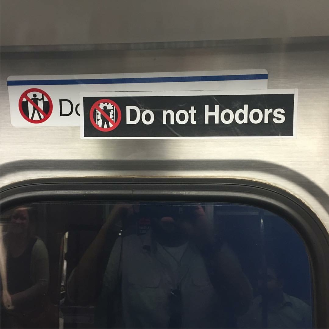 windshield - D Do not Hodors