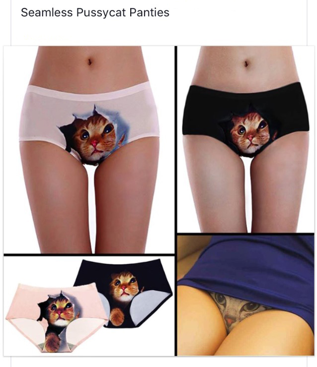 lingerie - Seamless Pussycat Panties