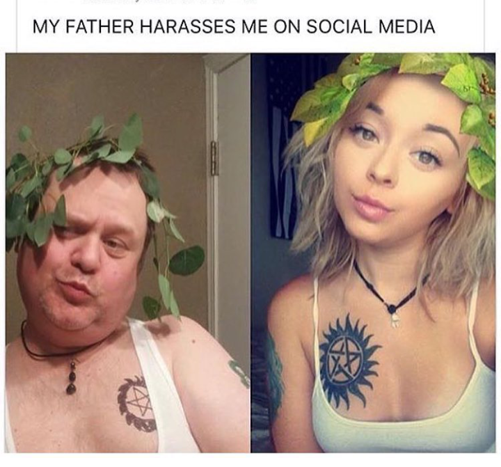my father harassed me on social media - My Father Harasses Me On Social Media