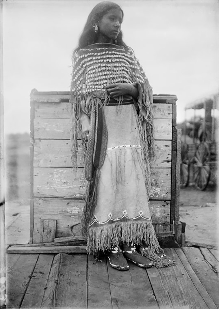 A Kiowa Girl, 1892