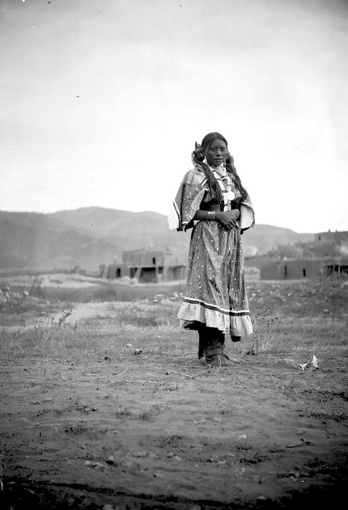 A Girl At Taos Pueblo, 1895