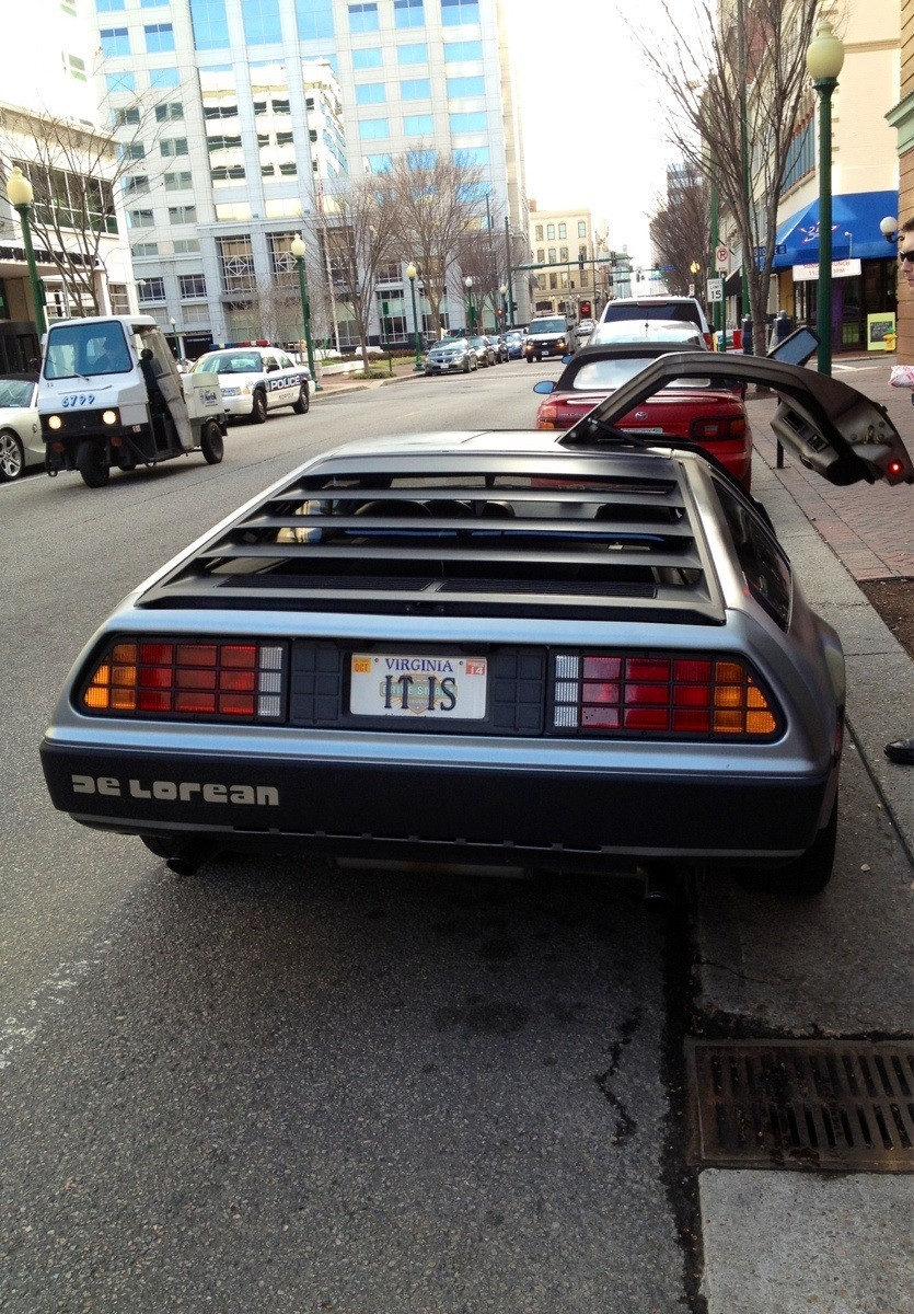 cool back to the future vanity plate - It Is ueno ac