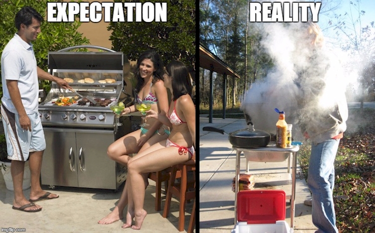 memes - expectations and reality marriage - Expectation Reality imgp.com