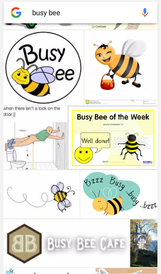 memes - cartoon - G busy bee Busy Bee 't a lock on the when there door Busy Bee of the Week Well done! 8122 Bus Busy busy.ba Busy