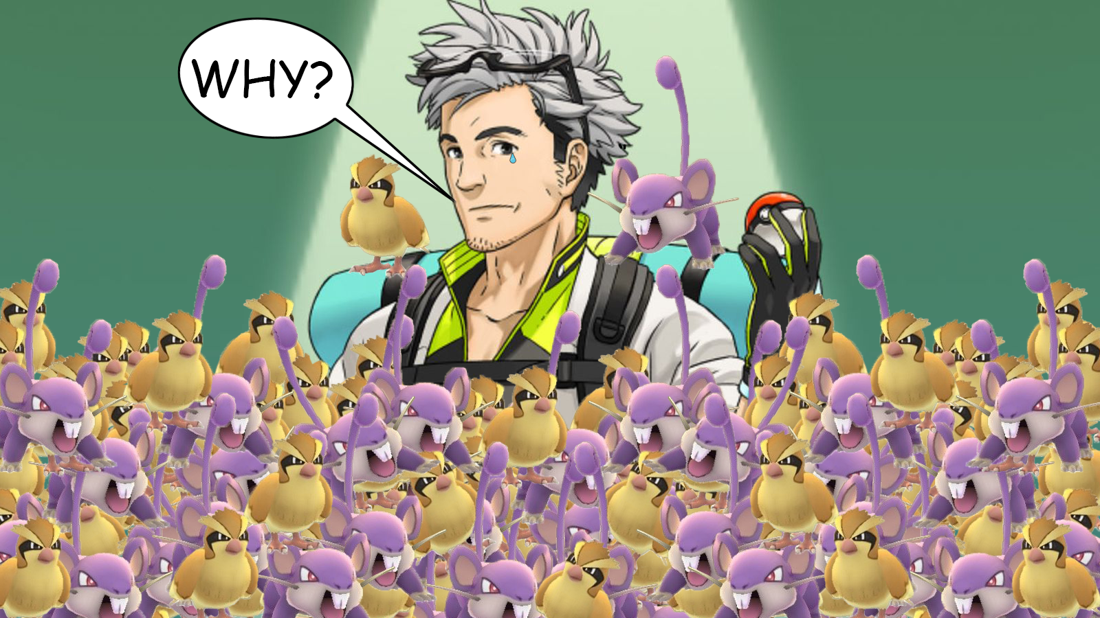professor willow pokemon go meme - Why?