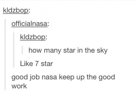 nasa how many stars - kldzbop officialnasa kldzbop | how many star in the sky 7 star good job nasa keep up the good work