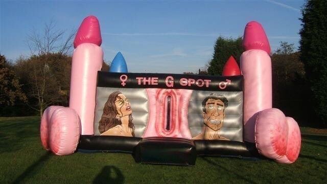 cock bouncy castle - The G Spot