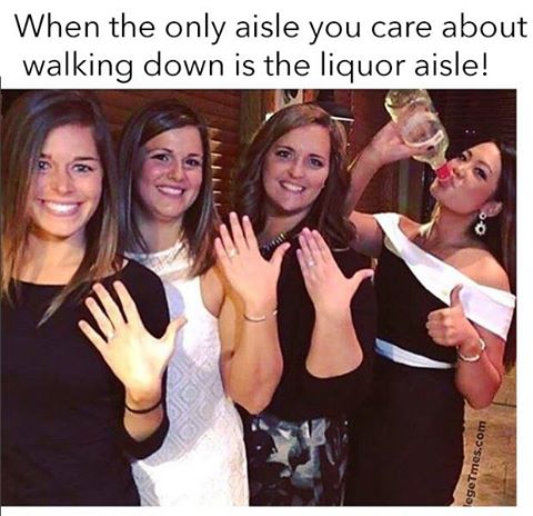 walking down the aisle memes - When the only aisle you care about walking down is the liquor aisle! legeTmes.com