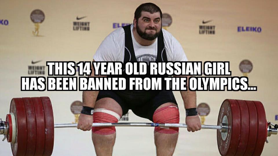 14 year old russian girl banned from olympics - Ko H Eleiko Eleiko This 14 Year Old Russian Girl Has Been Banned From The Olympics...