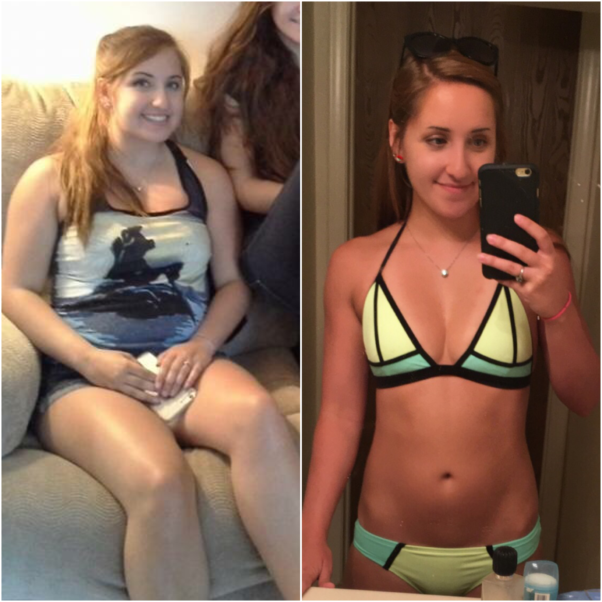 До и после похудения голые