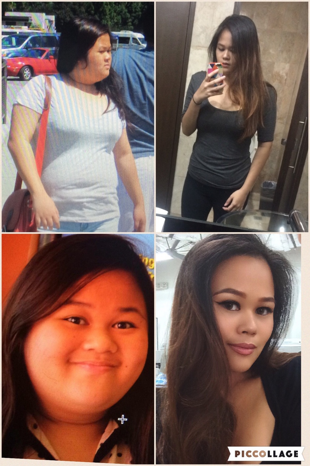 Азиаты до и после похудения