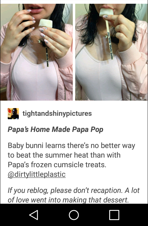 cringe papa pop cringe - tightandshinypictures Papa's Home Made Papa Pop Baby bunni learns there's no better way to beat the summer heat than with Papa's frozen cumsicle treats. If you reblog, please don't recaption. A lot of love went into making that de