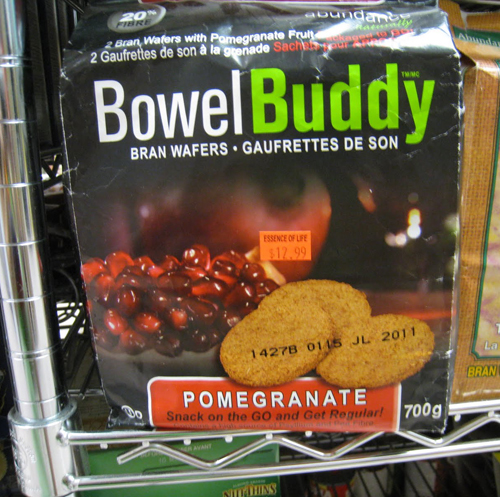 dumb product names - Dundan 2 Bran Wafers with Pomegranate Fruit 2 Gaufrettes de son la grenade Sachapur Bowel Buddy Bran Wafers. Gaufrettes De Son Essence Of Lfe $12.99 La 14278 01 15 Jl 2011 Bran Pomegranate Snack on the Go and Get Roular! 700g Ins