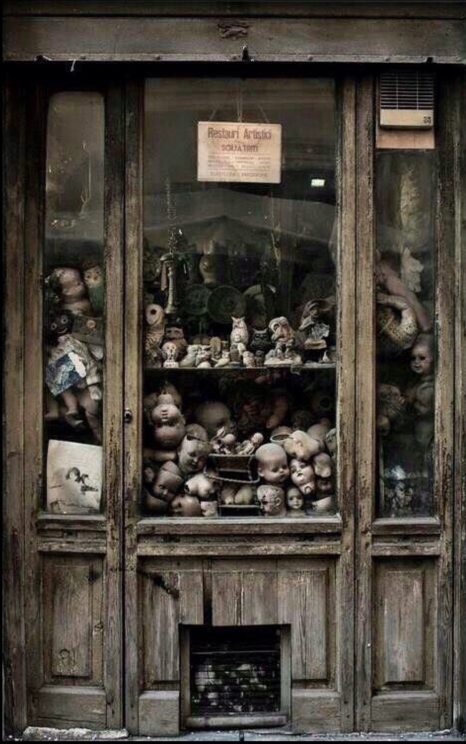 old creepy shop