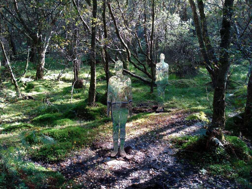 forest statues - Here