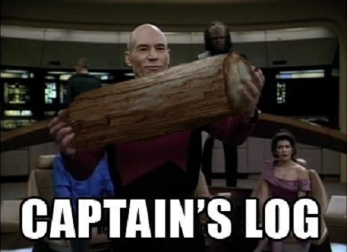 captains log meme - Captain'S Log