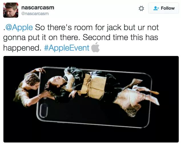 there's room for jack - nascarcasm . So there's room for jack but ur not gonna put it on there. Second time this has happened.