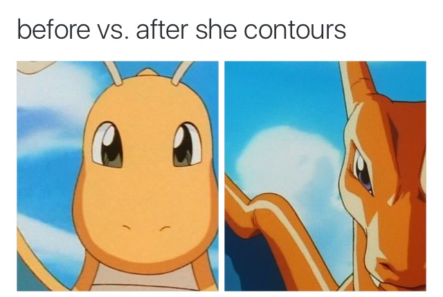before vs after she contours - before vs. after she contours