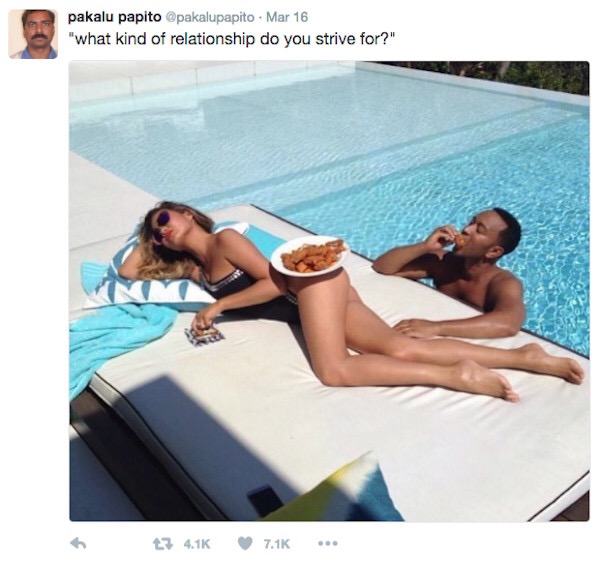 john legend eating chicken off wife - pakalu papito pakalupapito Mar 16 "what kind of relationship do you strive for?" ...