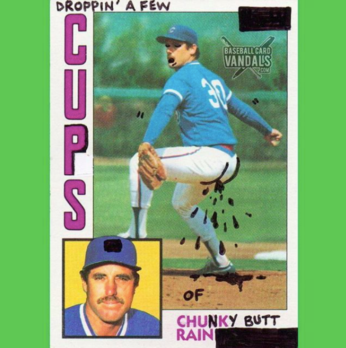 best baseball card vandals - Droppin' A Few Baseball Card Vandals Beel Of Chunky Butt Rain