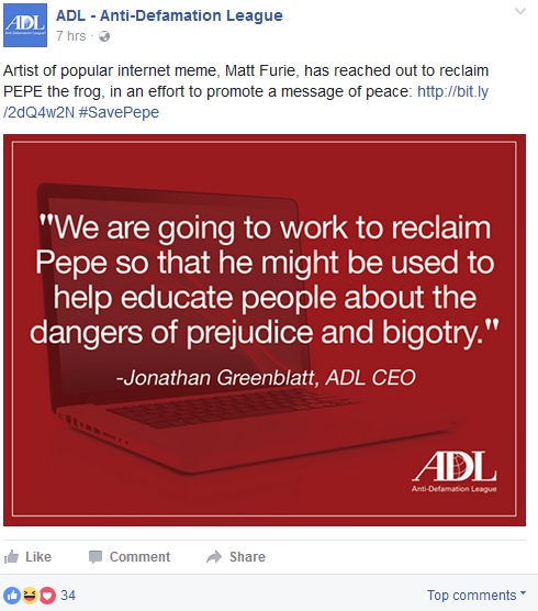children's liver disease foundation - Adl Adl AntiDefamation League 7 hrs. Artist of popular internet meme, Matt Furie, has reached out to reclaim Pepe the frog, in an effort to promote a message of peace 2dQ4w2N Pepe "We are going to work to reclaim Pepe