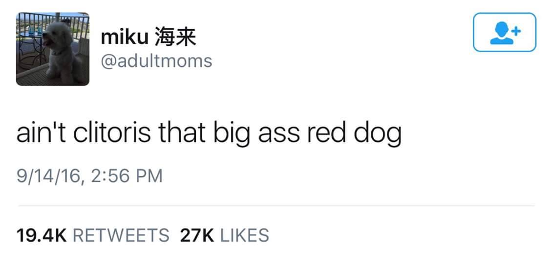 ain t clitoris that big red dog - miku 5 ain't clitoris that big ass red dog 91416, 27K